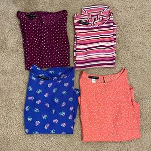 EUC bundle of 4 blouses sz.s 176